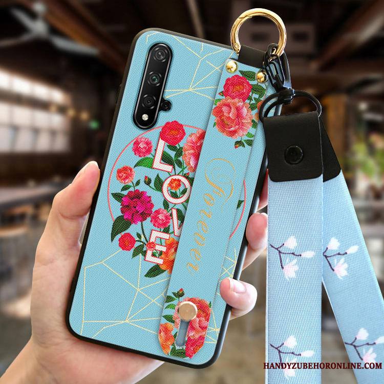 Huawei Nova 5t Incassable Nouveau Mode Silicone Rose Coque De Téléphone