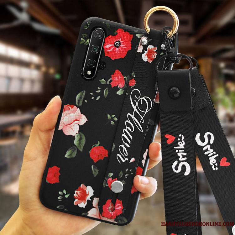 Huawei Nova 5t Incassable Nouveau Mode Silicone Rose Coque De Téléphone