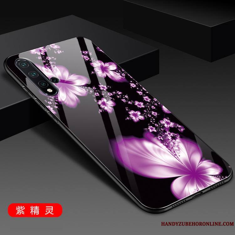 Huawei Nova 5t Noir Verre Étui Tendance Tout Compris Coque De Téléphone Incassable