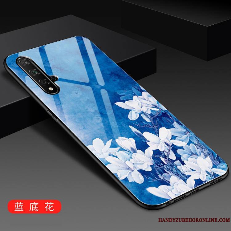 Huawei Nova 5t Tout Compris Bleu Coque De Téléphone Tendance Incassable Frais Verre