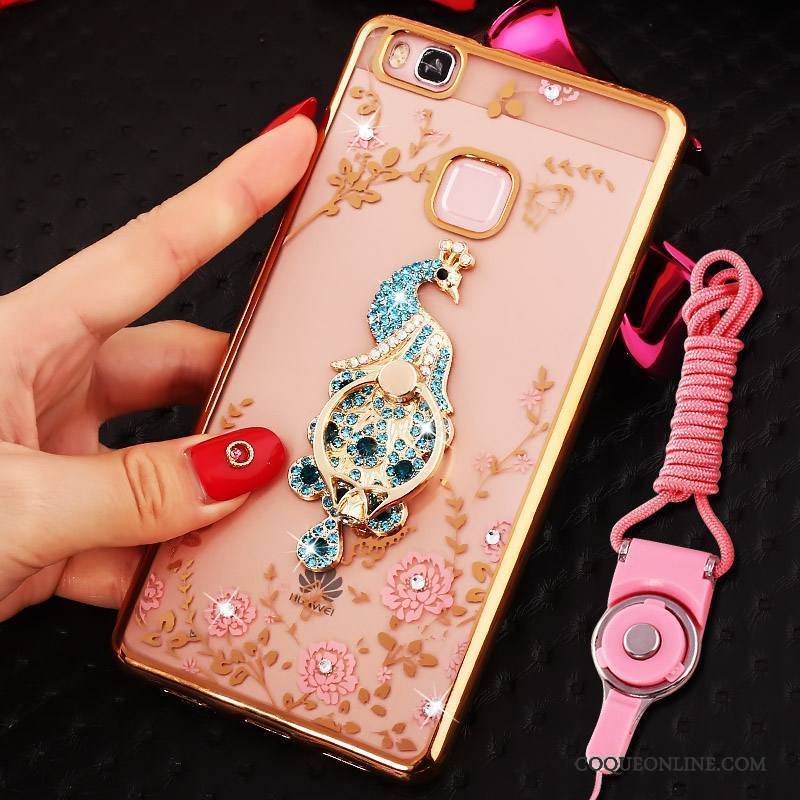 Huawei Nova Anneau Or Protection Étui Coque De Téléphone Ornements Suspendus Strass