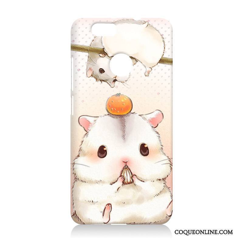 Huawei Nova Coque De Téléphone Bleu Dessin Animé Difficile Gaufrage Étui Nouveau