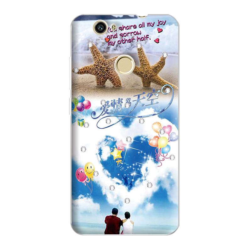 Huawei Nova Coque De Téléphone Personnalité Rose Fluide Doux Incassable Silicone Tendance