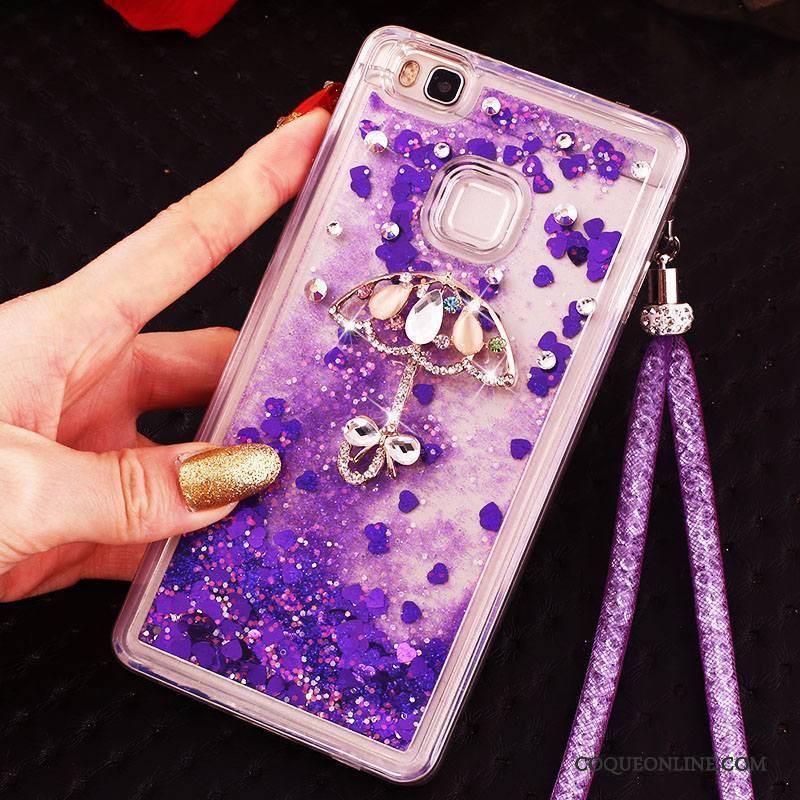 Huawei Nova Coque De Téléphone Tout Compris Violet Quicksand Étui Incassable