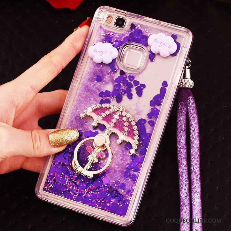 Huawei Nova Coque De Téléphone Tout Compris Violet Quicksand Étui Incassable