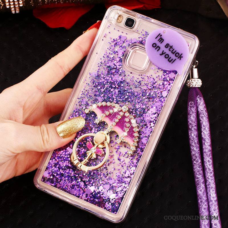 Huawei Nova Coque De Téléphone Tout Compris Violet Quicksand Étui Incassable