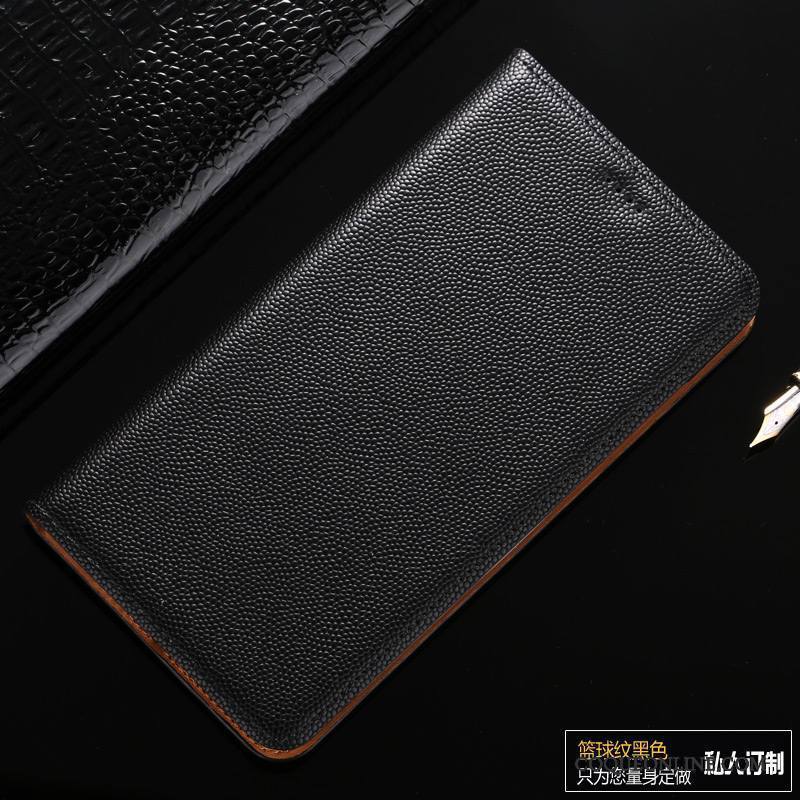 Huawei Nova Coque Gris Cuir Véritable Étui En Cuir Protection Housse Modèle Fleurie Téléphone Portable