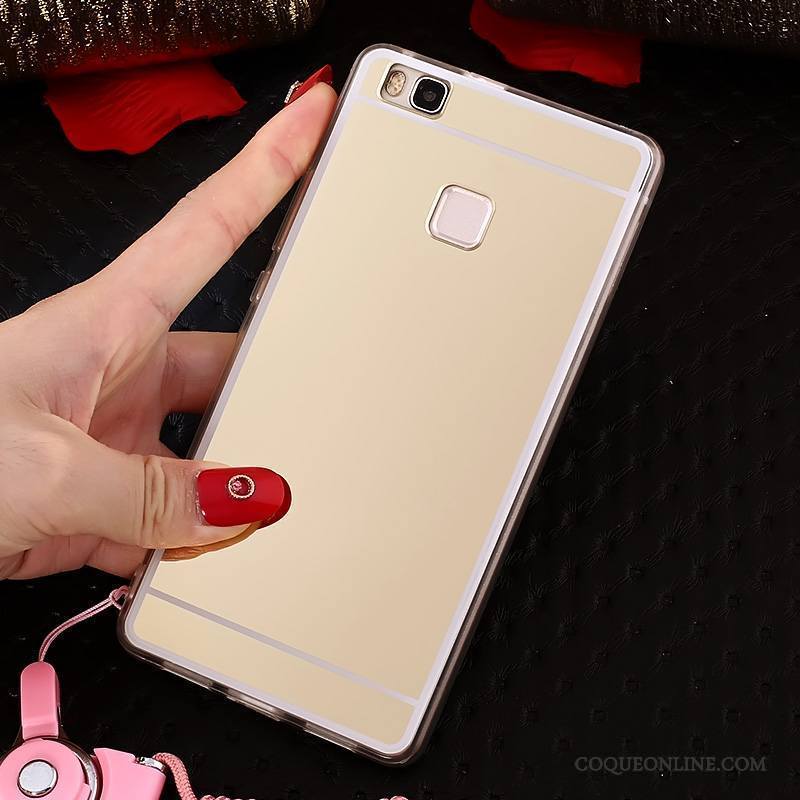 Huawei Nova Coque Incassable Fluide Doux Silicone Anneau Rose Ornements Suspendus Étui