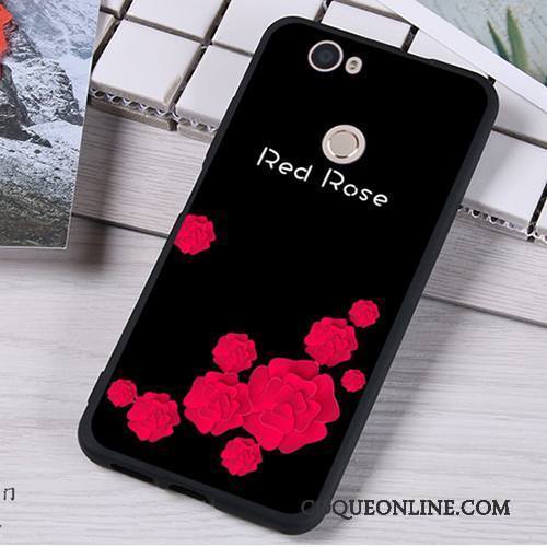 Huawei Nova Coque Téléphone Portable Incassable Ornements Suspendus Fluide Doux Silicone Protection Rose
