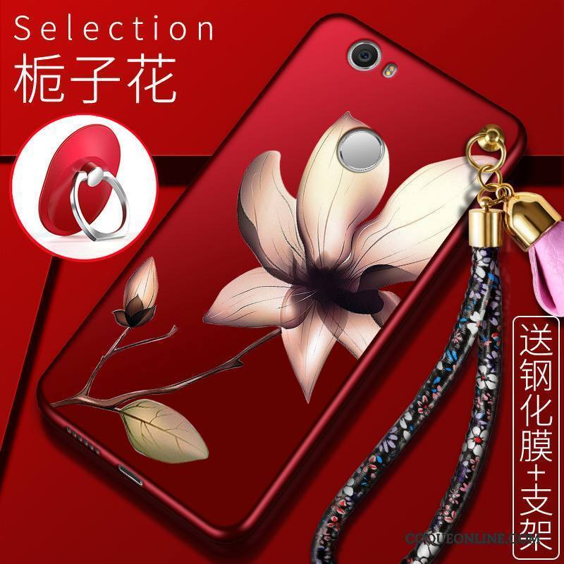 Huawei Nova Coque Étui Jeunesse Protection Rouge Tendance Incassable Silicone