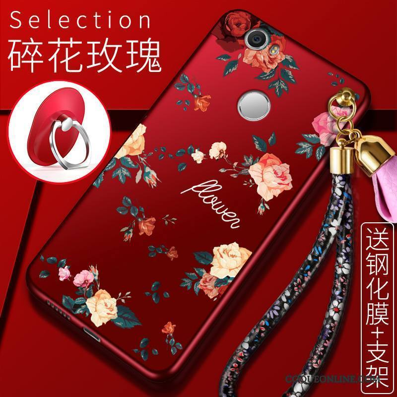 Huawei Nova Coque Étui Jeunesse Protection Rouge Tendance Incassable Silicone