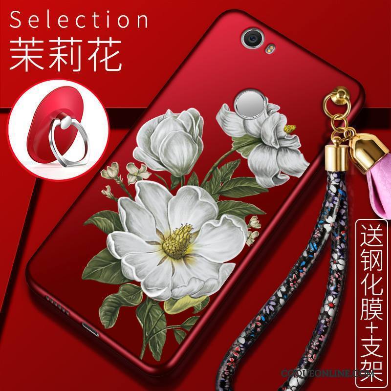 Huawei Nova Coque Étui Jeunesse Protection Rouge Tendance Incassable Silicone