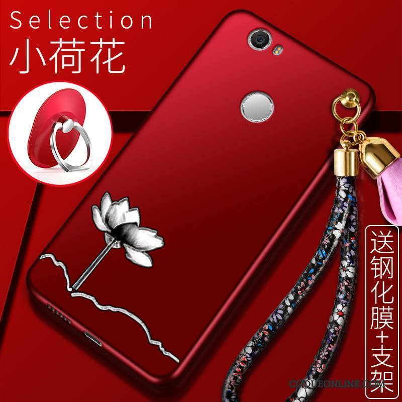 Huawei Nova Coque Étui Jeunesse Protection Rouge Tendance Incassable Silicone