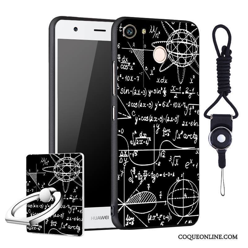 Huawei Nova Dessin Animé Coque De Téléphone Étui Délavé En Daim Protection Fluide Doux Incassable