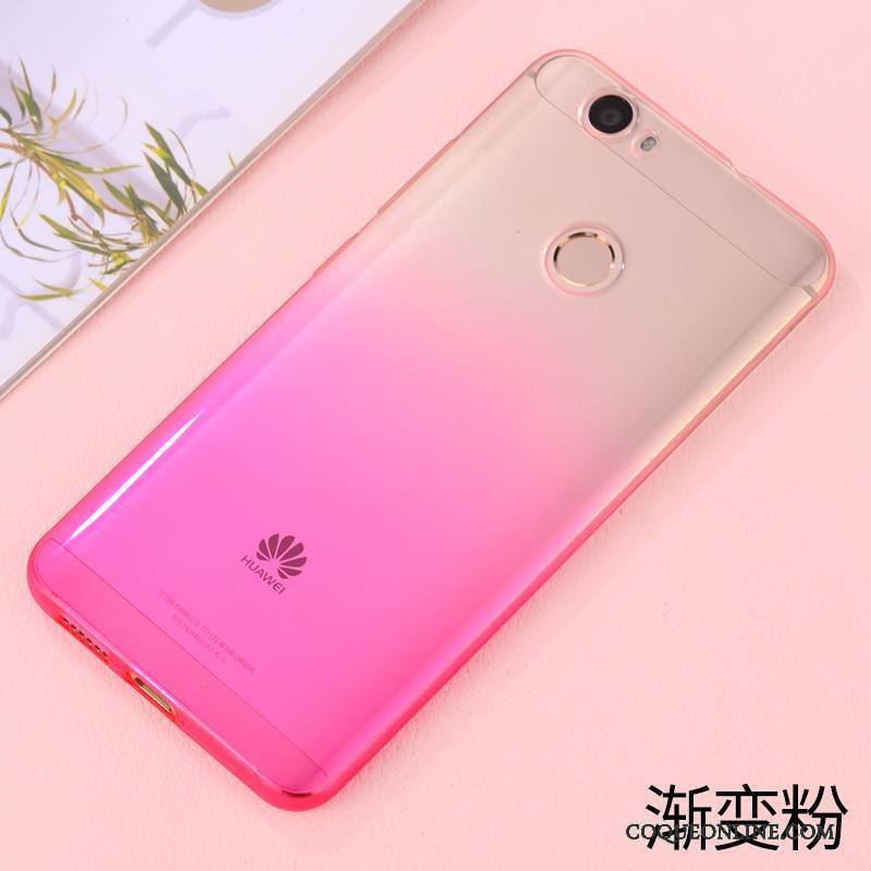 Huawei Nova Dégradé Fluide Doux Tendance Bleu Clair Étui Coque De Téléphone Créatif