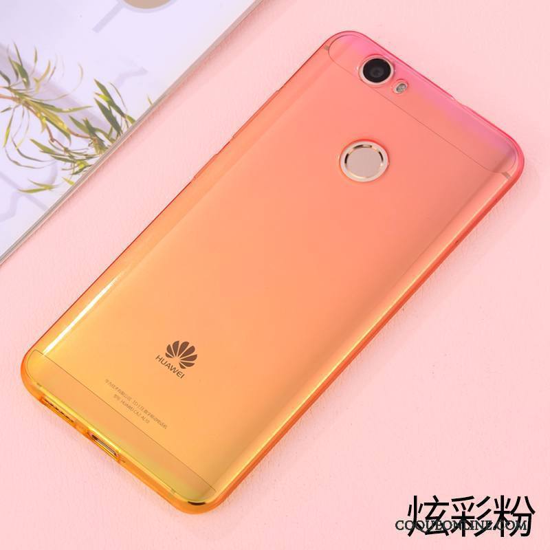 Huawei Nova Dégradé Fluide Doux Tendance Bleu Clair Étui Coque De Téléphone Créatif