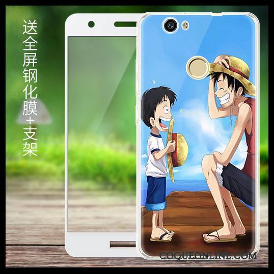 Huawei Nova Fluide Doux Dessin Animé Noir Étui Téléphone Portable Silicone Coque De Téléphone