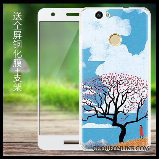 Huawei Nova Fluide Doux Dessin Animé Noir Étui Téléphone Portable Silicone Coque De Téléphone