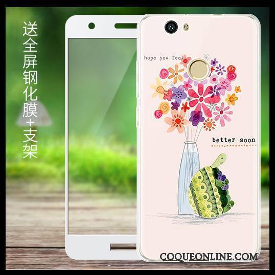 Huawei Nova Fluide Doux Dessin Animé Noir Étui Téléphone Portable Silicone Coque De Téléphone