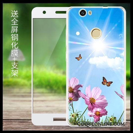 Huawei Nova Fluide Doux Dessin Animé Noir Étui Téléphone Portable Silicone Coque De Téléphone