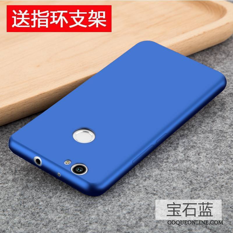 Huawei Nova Incassable Délavé En Daim Protection Silicone Fluide Doux Étui Coque