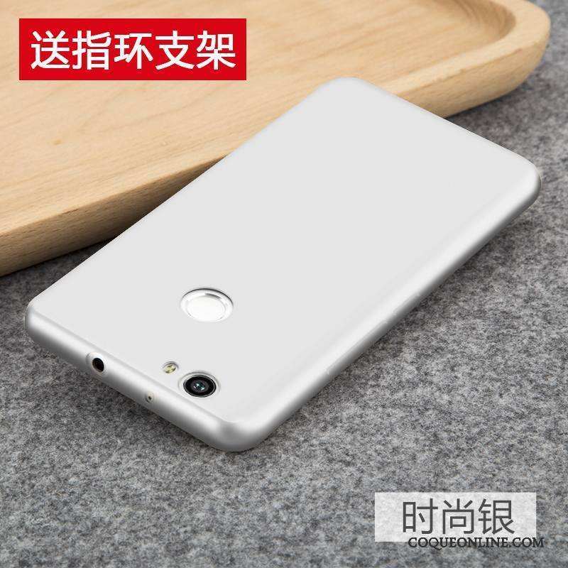 Huawei Nova Incassable Délavé En Daim Protection Silicone Fluide Doux Étui Coque