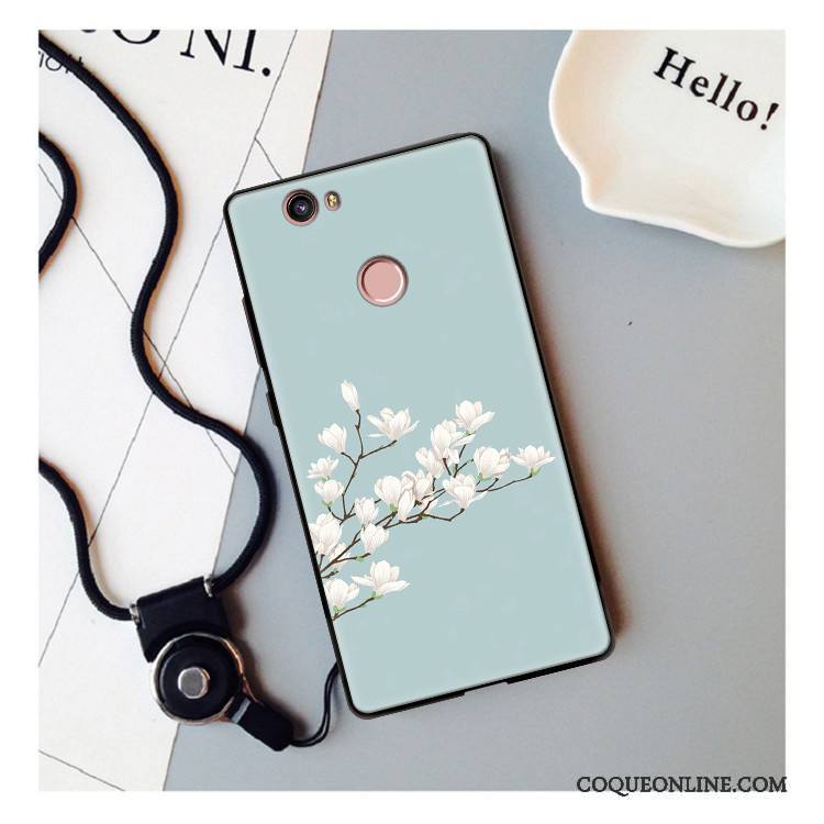 Huawei Nova Incassable Étui Blanc Chiens Protection Ornements Suspendus Coque