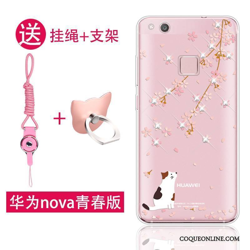 Huawei Nova Jeunesse Rose Fluide Doux Silicone Coque De Téléphone