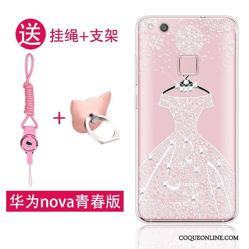 Huawei Nova Jeunesse Rose Fluide Doux Silicone Coque De Téléphone