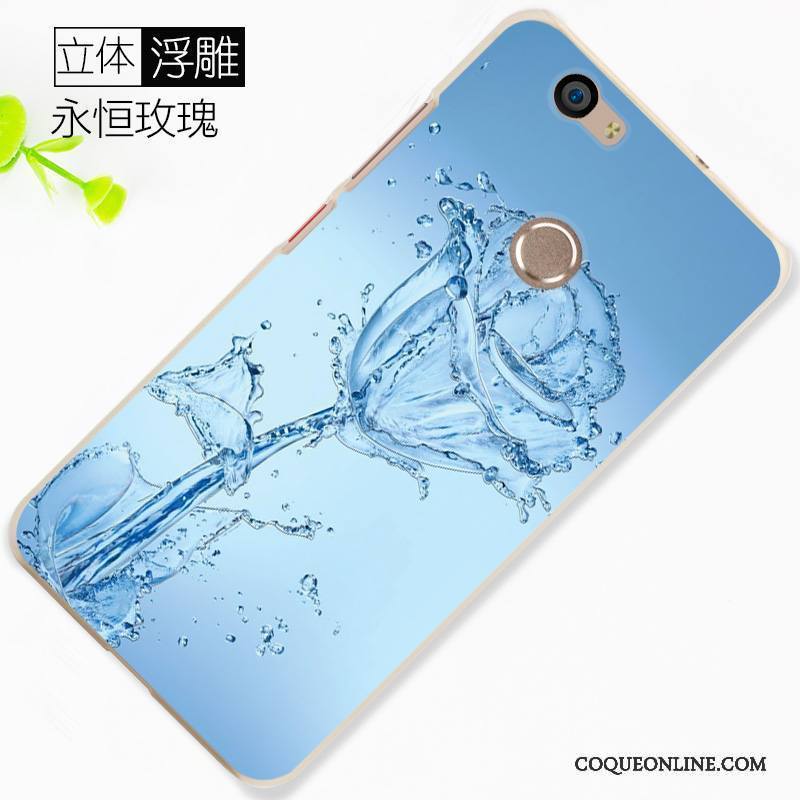 Huawei Nova Rose Créatif Protection Délavé En Daim Étui Coque De Téléphone Incassable
