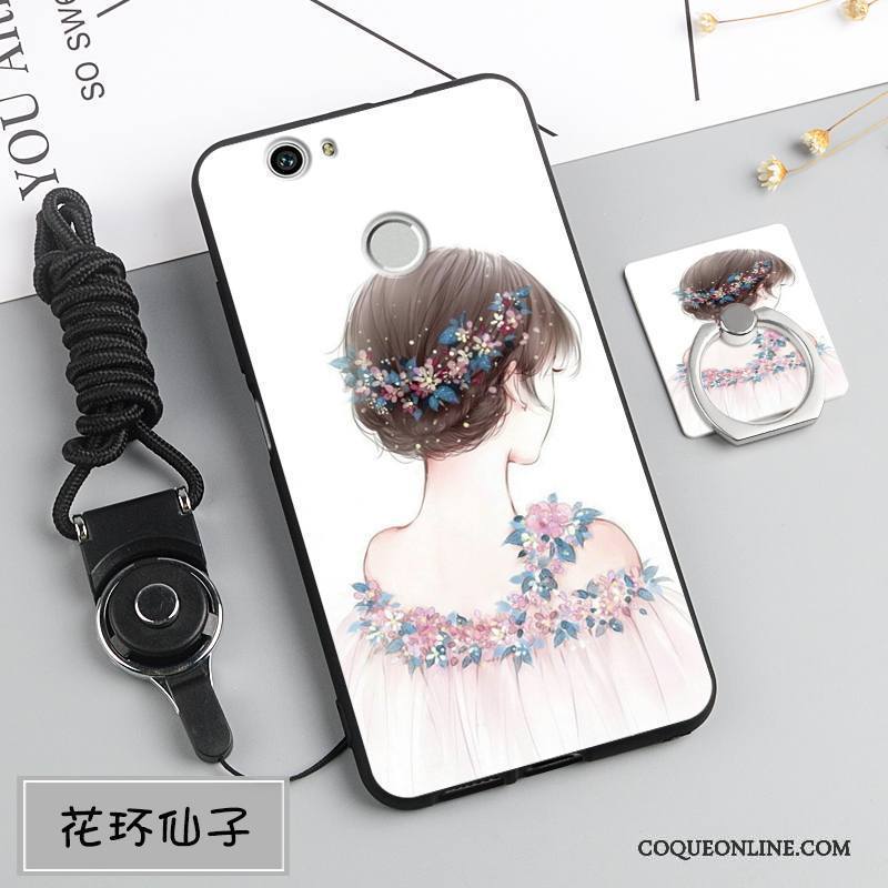 Huawei Nova Rose Tendance Ornements Suspendus Incassable Silicone Protection Coque De Téléphone
