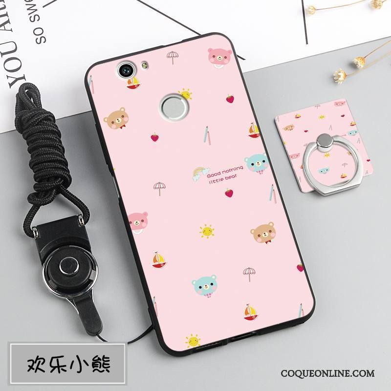 Huawei Nova Rose Tendance Ornements Suspendus Incassable Silicone Protection Coque De Téléphone