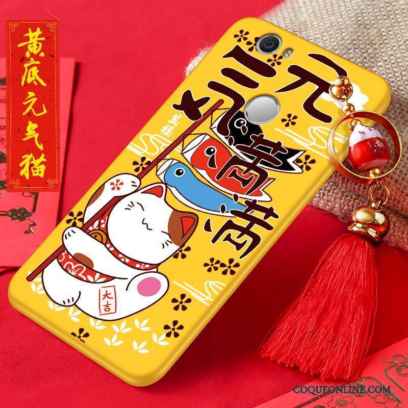 Huawei Nova Rouge Richesse Coque De Téléphone Étui Silicone Jeunesse Chat