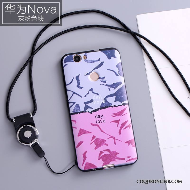 Huawei Nova Silicone Protection Coque Téléphone Portable De Téléphone Étui Multicolore