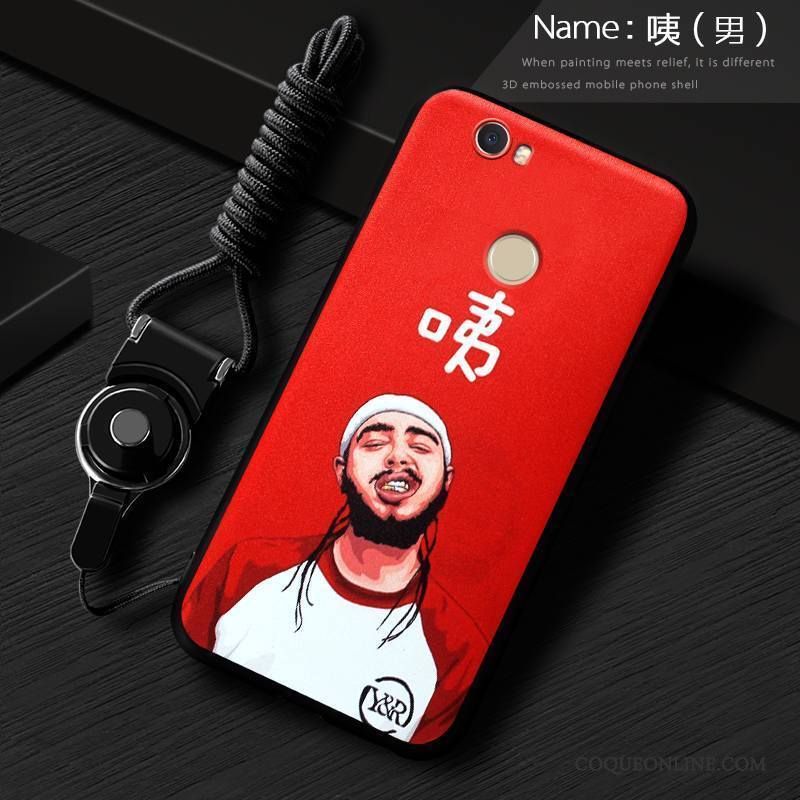 Huawei Nova Tendance Créatif Téléphone Portable Incassable Rouge Coque De Téléphone Silicone