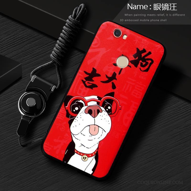 Huawei Nova Tendance Créatif Téléphone Portable Incassable Rouge Coque De Téléphone Silicone