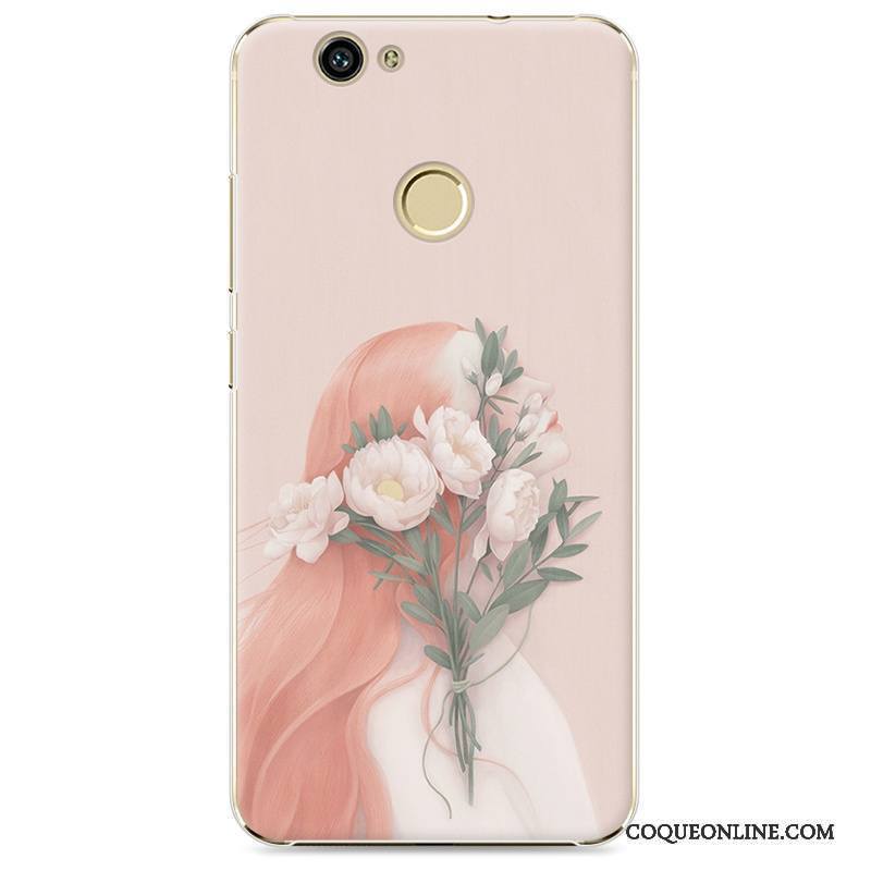 Huawei Nova Étui Coque Incassable Rose Difficile De Téléphone Petit