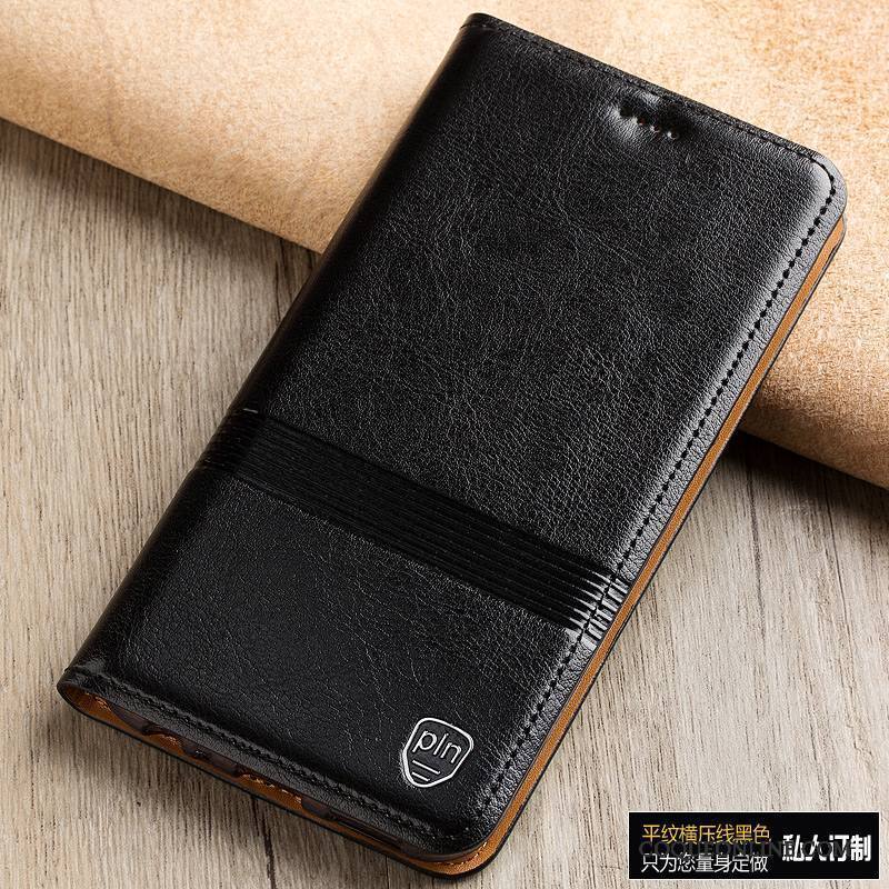 Huawei Nova Étui En Cuir Housse Cuir Véritable Coque De Téléphone Jeunesse Téléphone Portable Marron