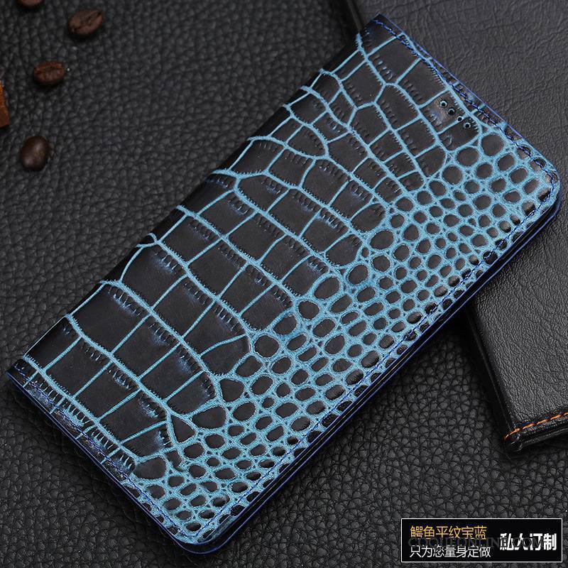 Huawei Nova Étui En Cuir Protection Téléphone Portable Incassable Modèle Fleurie Coque De Téléphone Cuir Véritable