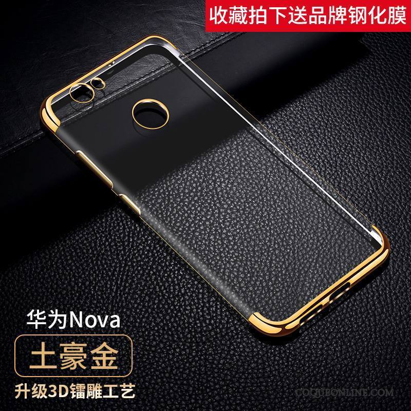 Huawei Nova Étui Incassable Jeunesse Fluide Doux Protection Coque De Téléphone Rose