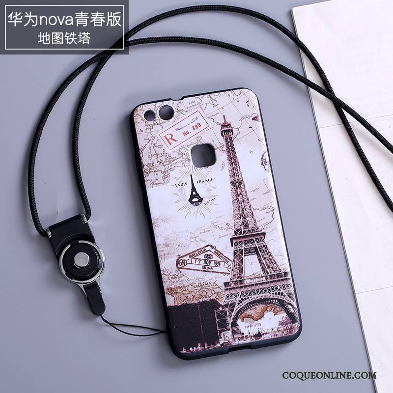 Huawei Nova Étui Protection Multicolore Silicone Jeunesse Coque De Téléphone Charmant