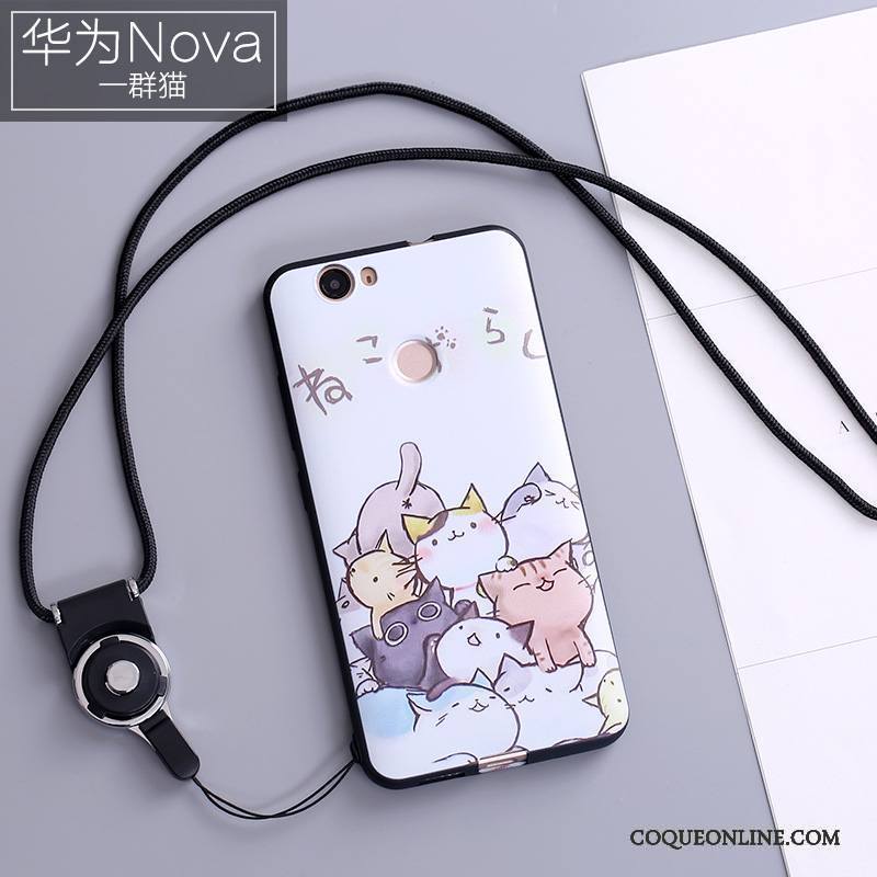 Huawei Nova Étui Protection Multicolore Silicone Jeunesse Coque De Téléphone Charmant