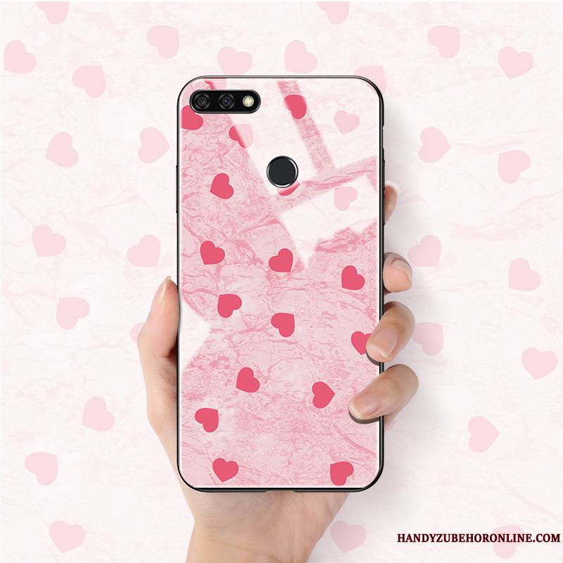 Huawei P Smart+ 2019 Amour Fluide Doux Ornements Suspendus Protection Étui Vintage Coque De Téléphone