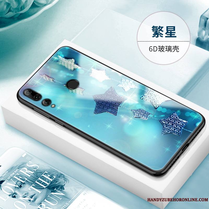Huawei P Smart+ 2019 Coque De Téléphone Créatif Silicone Personnalité Incassable Bleu Marin Étui