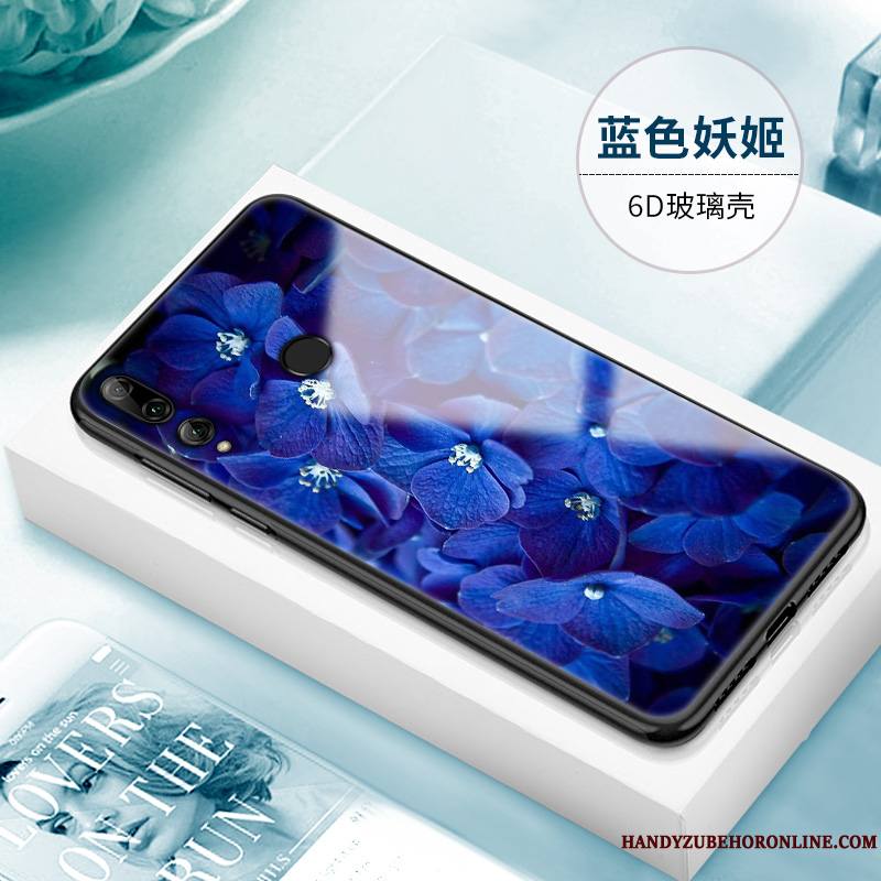 Huawei P Smart+ 2019 Coque De Téléphone Créatif Silicone Personnalité Incassable Bleu Marin Étui