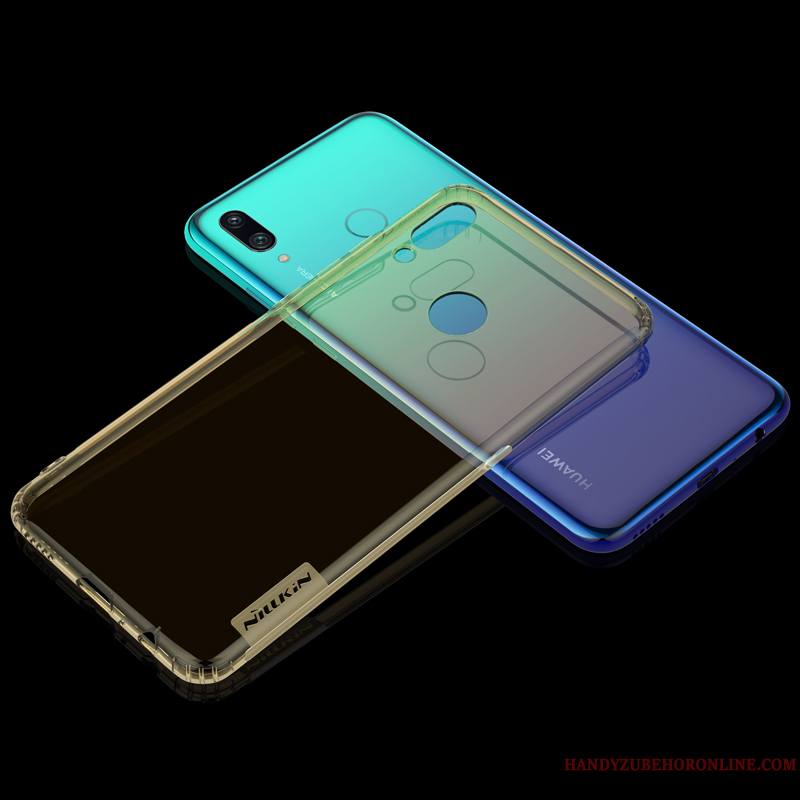 Huawei P Smart 2019 Coque De Téléphone Silicone Membrane Incassable Tempérer Tout Compris Transparent