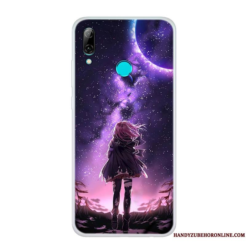 Huawei P Smart 2019 Coque Transparent Incassable Silicone Tout Compris Tendance Simple Peinture