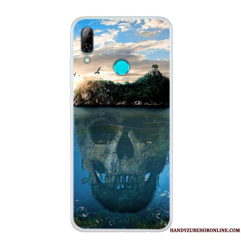 Huawei P Smart 2019 Coque Transparent Incassable Silicone Tout Compris Tendance Simple Peinture