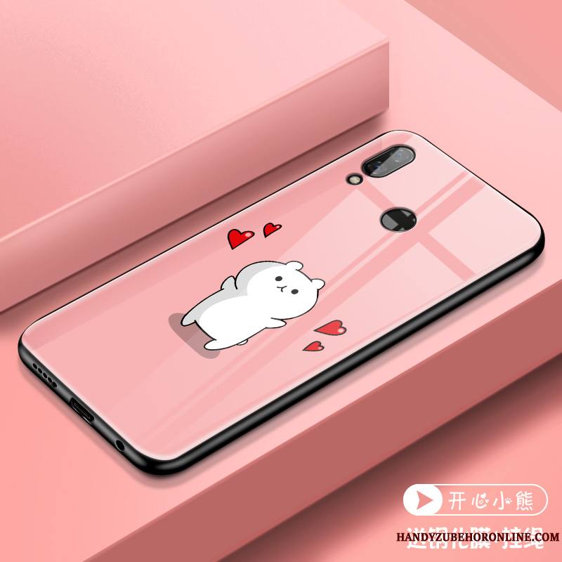 Huawei P Smart 2019 Créatif Nouveau Coque De Téléphone Rose Protection Dessin Animé Tout Compris