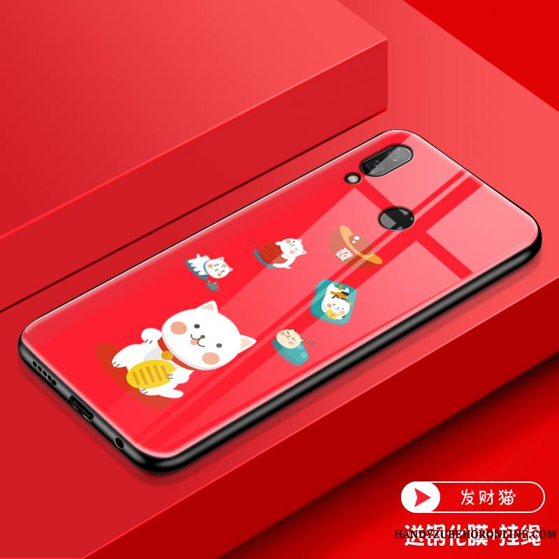 Huawei P Smart 2019 Créatif Nouveau Coque De Téléphone Rose Protection Dessin Animé Tout Compris